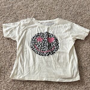 Prince Peter Collection White Leopard Smiley Tee